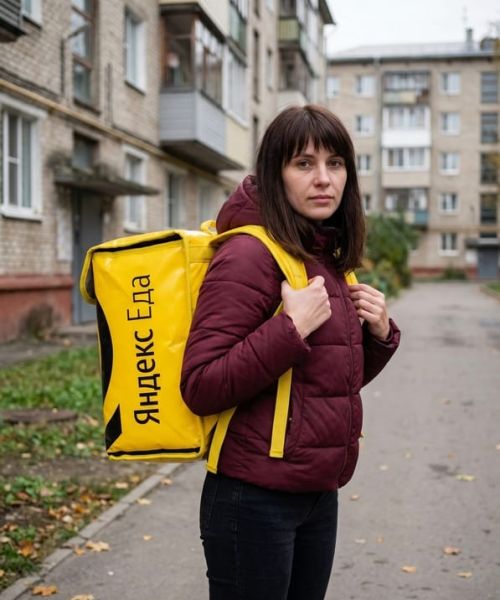 Оксана пеший курьер Яндекс Еды в Ногинске