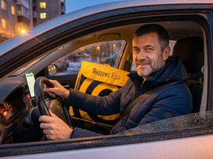 Михаил автокурьер Яндекс Еды в Сергиевом Посаде