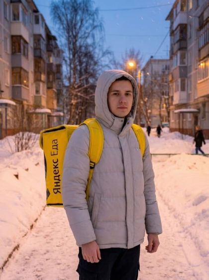 Илья пеший курьер Яндекс Еды в Железнодорожном