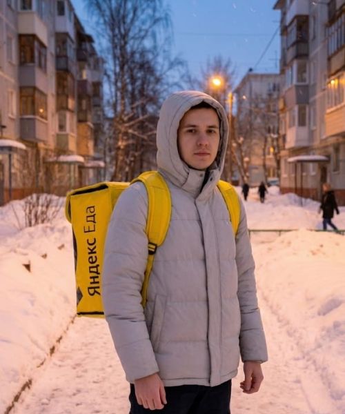 Илья пеший курьер Яндекс Еды в Железнодорожном